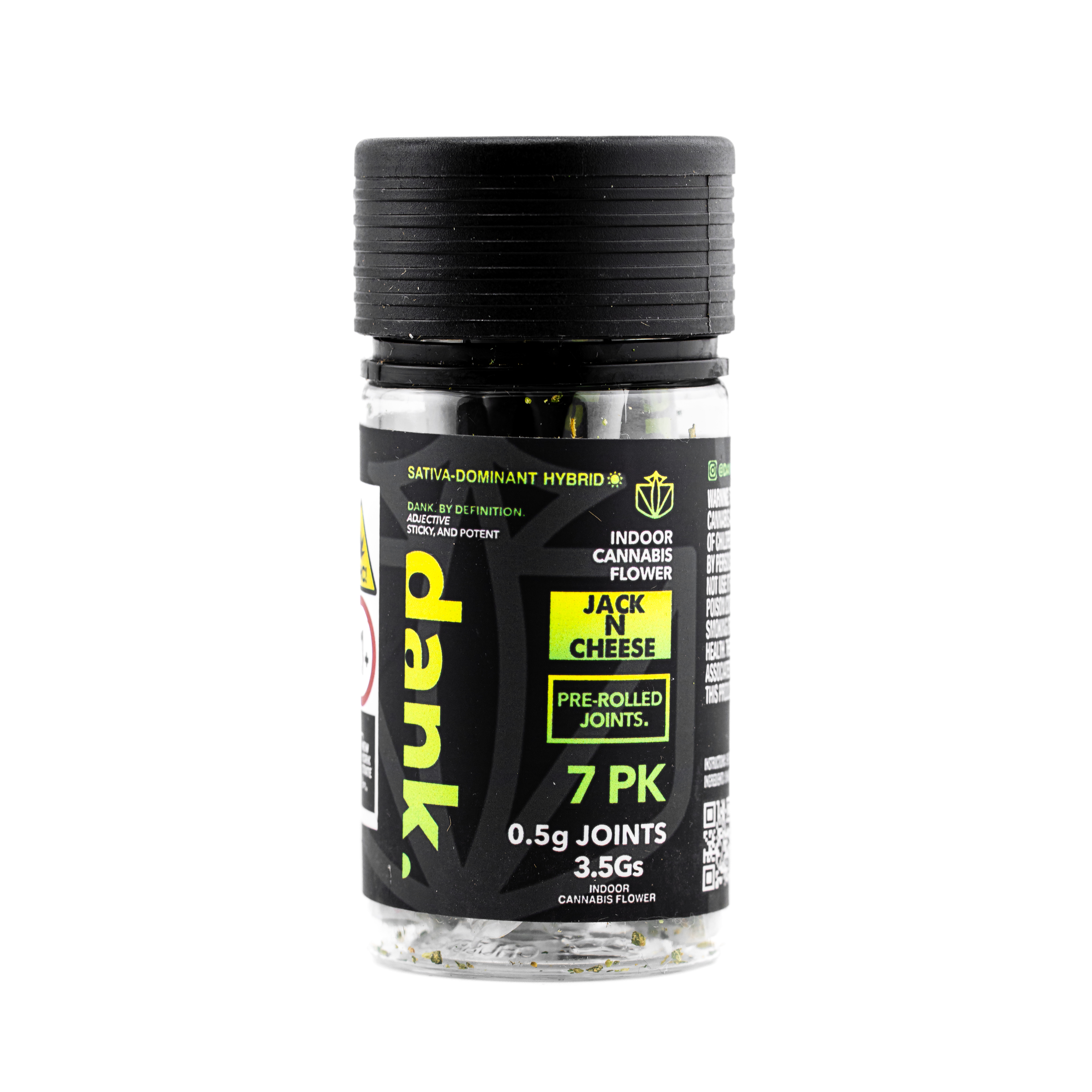 Photograph of product: Dank. By Definition | Jack N Cheese | Pre-Roll 7pk | 3.5g
