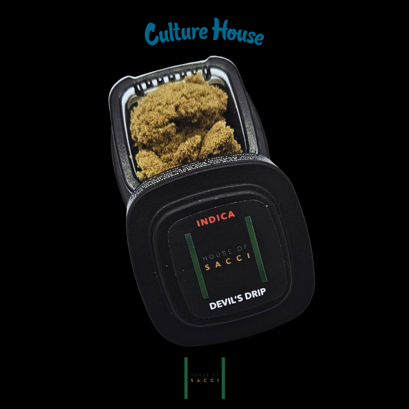 Photograph of product: House of Sacci | Devil's Drip | Kief - 1g
