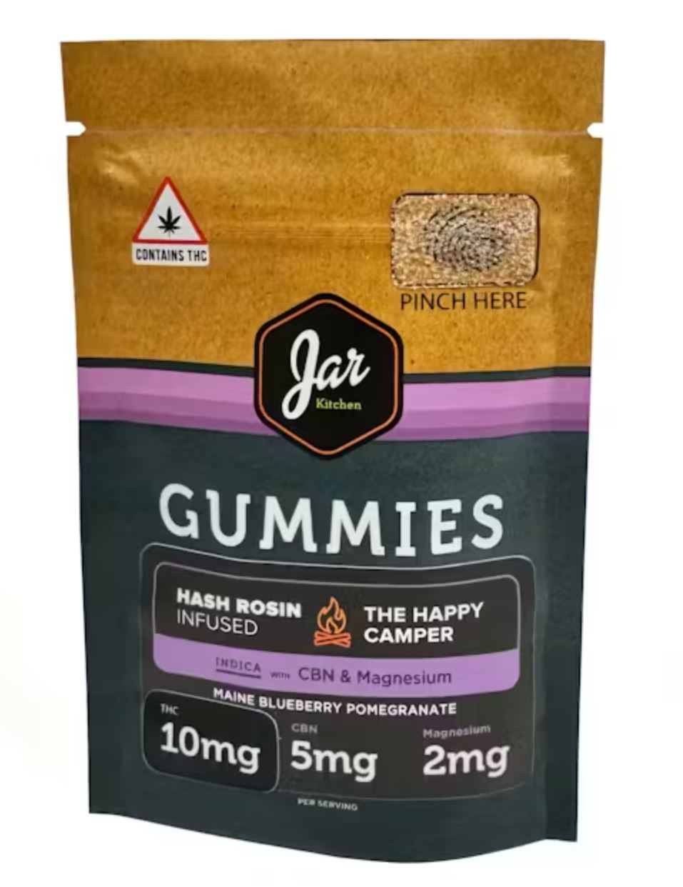 Photograph of product: Jar Infused Gummie I Happy Camper 200 mg (CBN)