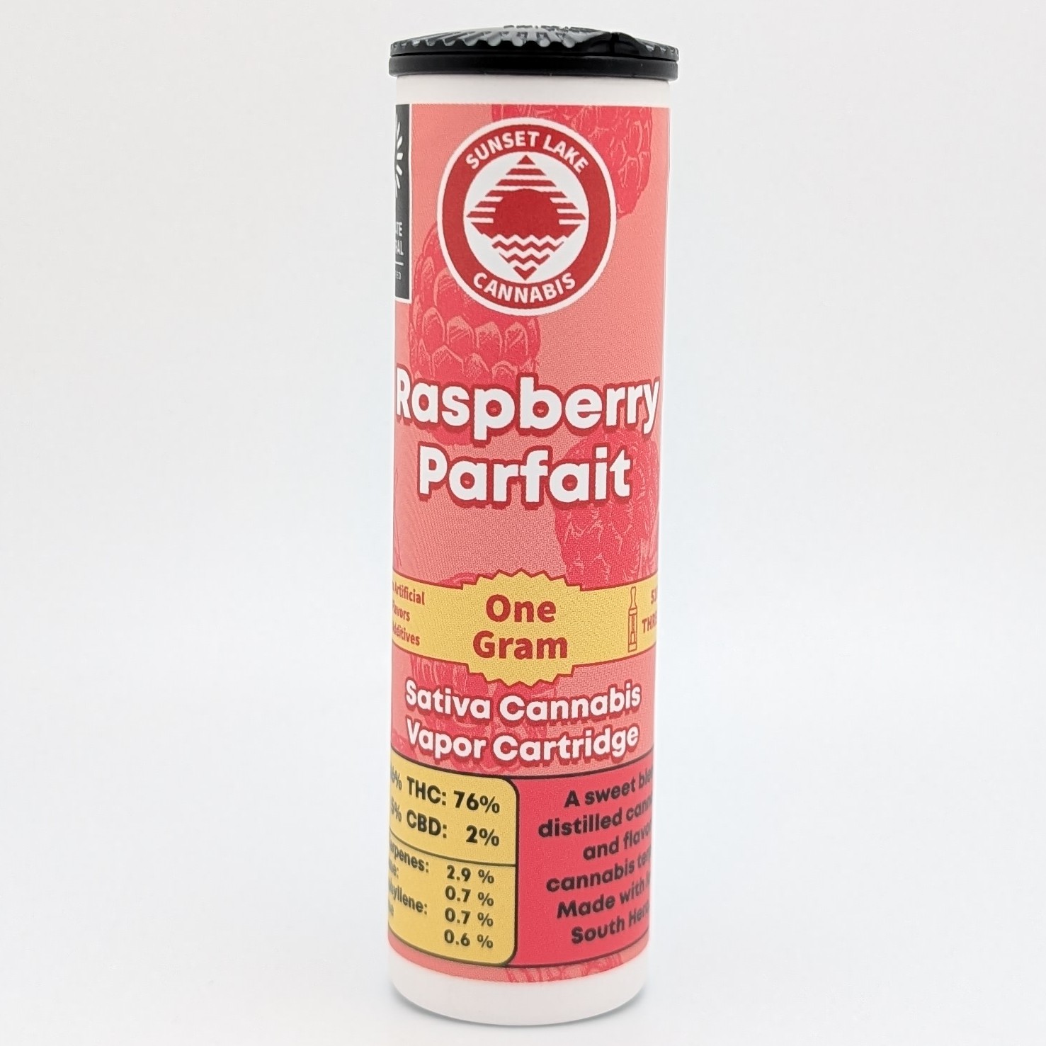 Photograph of Product: Raspberry Parfait 1g Cart