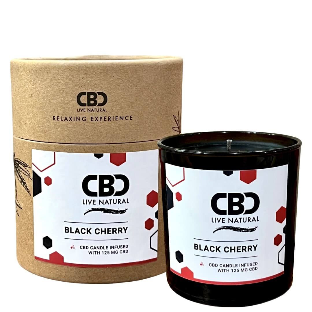 Photograph of product: CBD Live Natural - Oui'd leaf Candle - 100mg