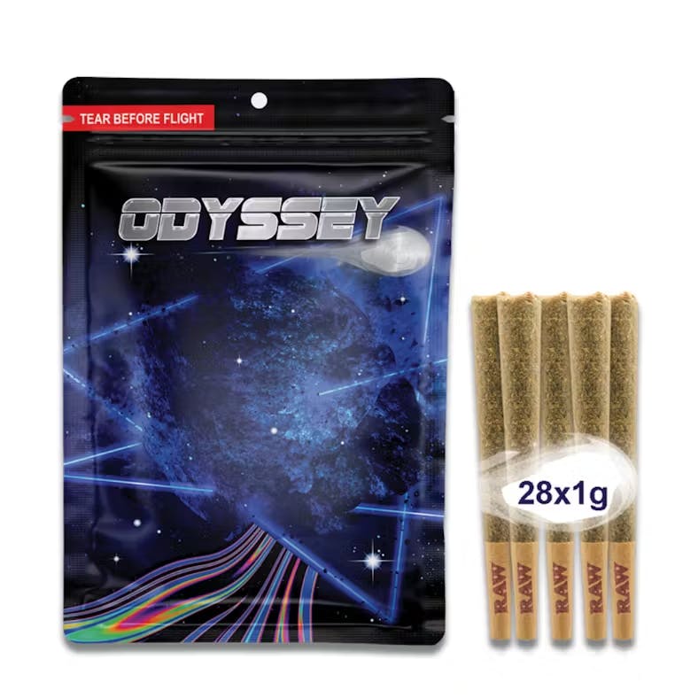 Photograph of product: AU Odyssey: OG Cookies PreRoll Pack 28x1g (S)