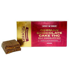 Photograph of product: Detroit Edibles | German Chocolate | Premium Barracuda Bar | 200mg