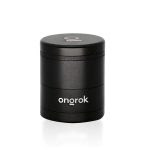 Photograph of product: ONGROK 5 Piece Flower Petal Toothless Grinder - Black