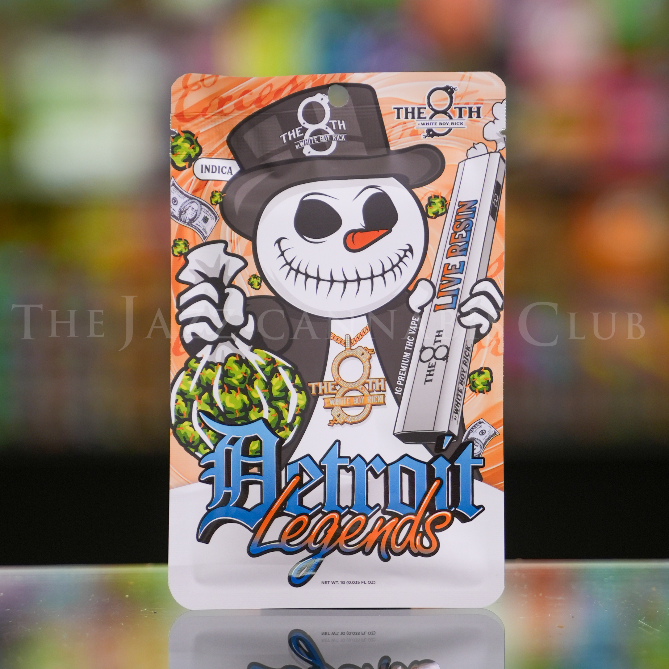 Photograph of product: The 8th White Boy Rick -Detroit Legends Live Resin Disposable Vape