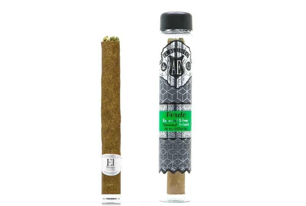 Photograph of product: VERDE [S] DIAMOND INFUSED BLUNT - 1.65 G