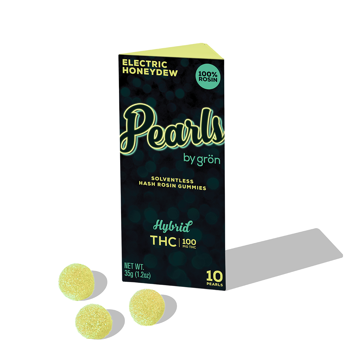 Photograph of product: ELECTRIC HONEYDEW PEARS 100MG
