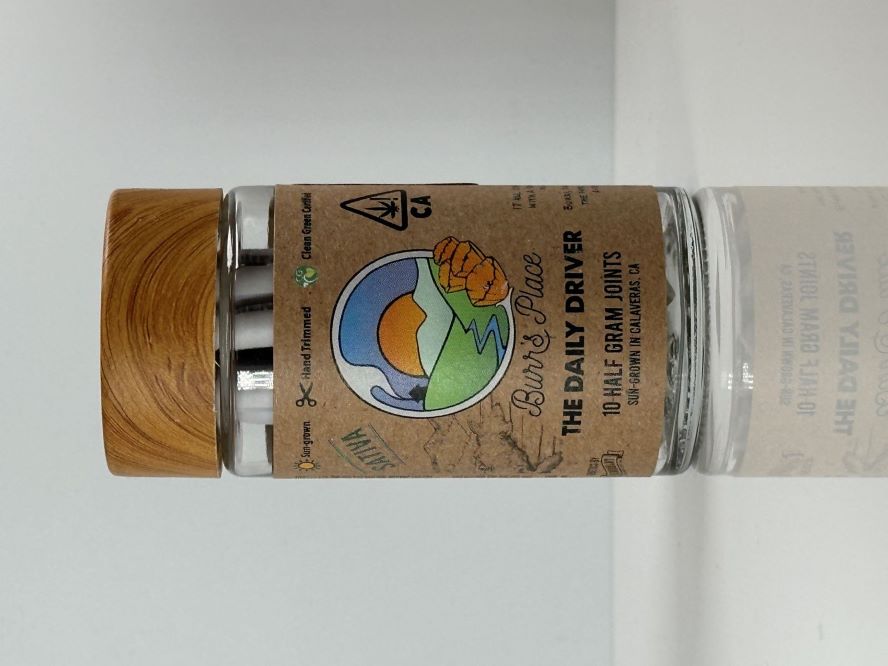 Photograph of product: Burrs Place | The Daily Driver | 10 x .5G Joints | 5G |
