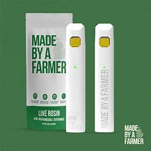 Photograph of product: Made By A Farmer - Strawnana - Live Rosin - Disposable