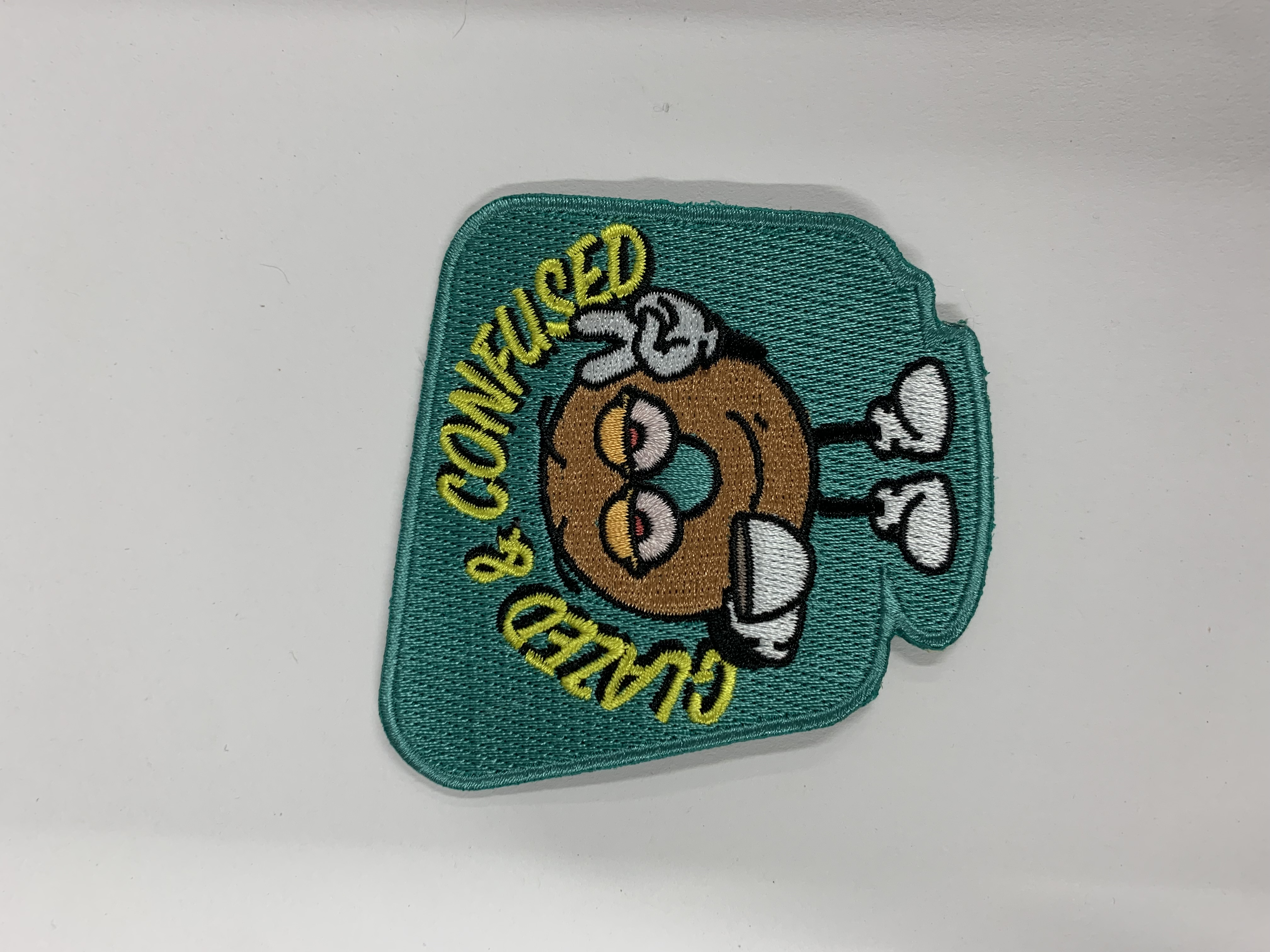 Photograph of product: Glazed Gear - Oui'dy Square Fabric Patch