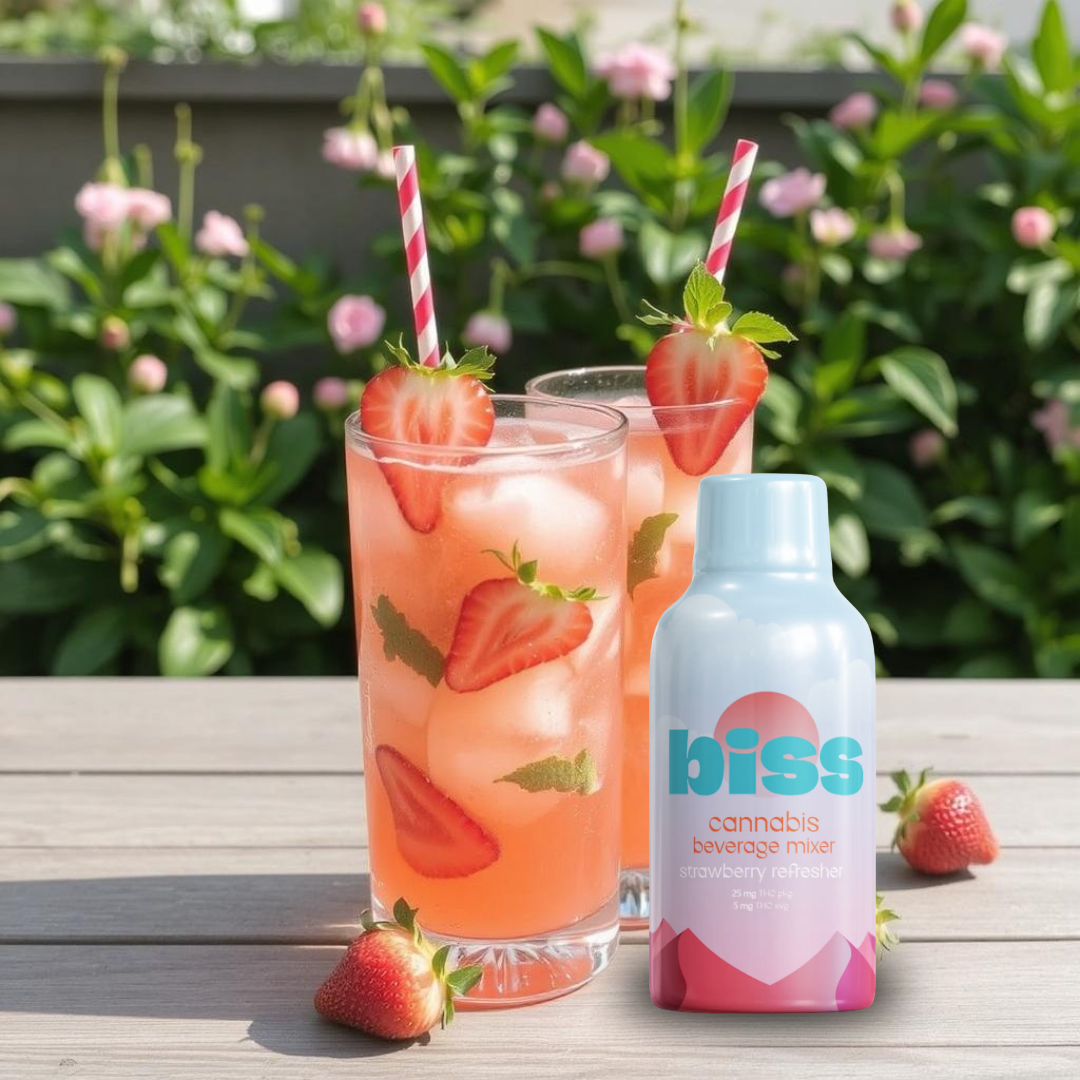 Photograph of product: BISS - Strawberry Beverage Mixer 25mg 2oz