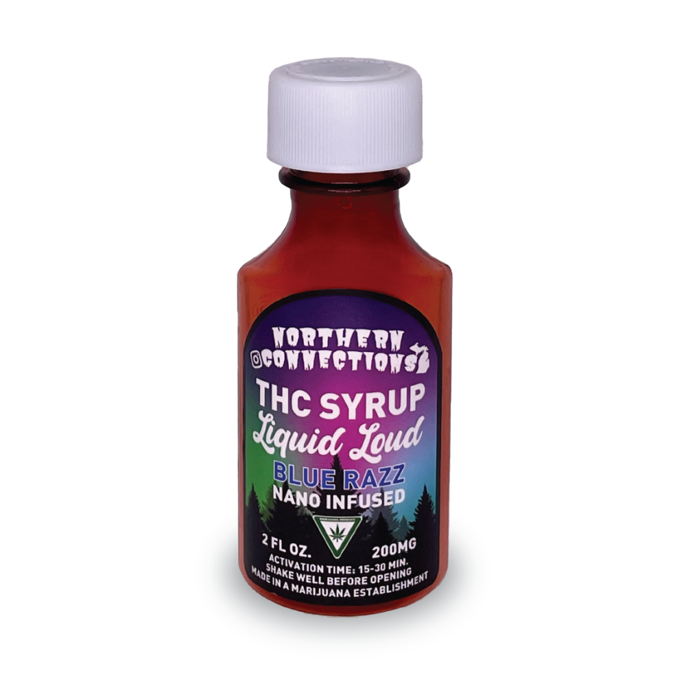 Photograph of product: Liquid Loud 200mg Syrup Blue Raspberry