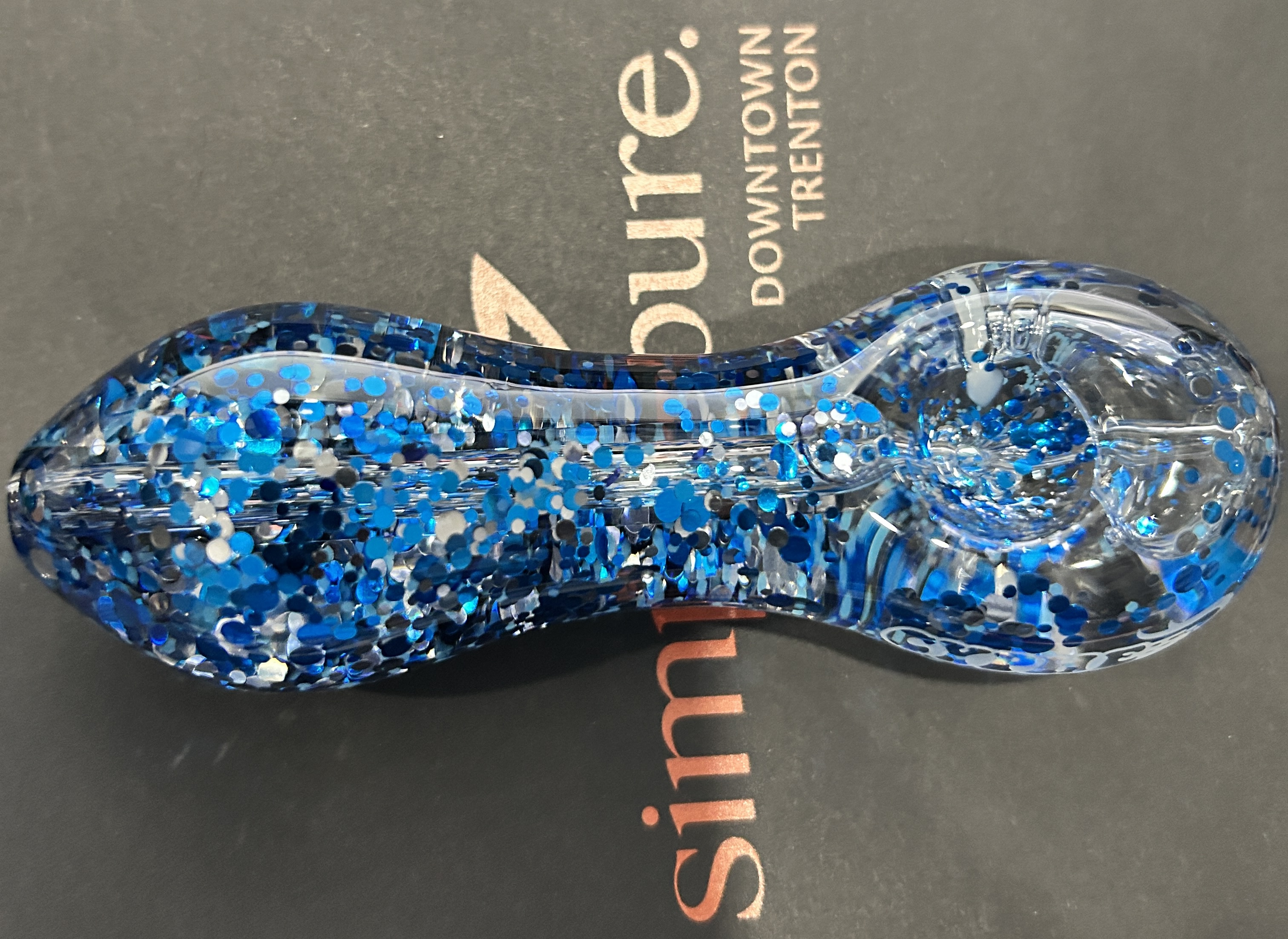 Photograph of product: Cyphe Smoke | Freezable Glass Bowl | Blue