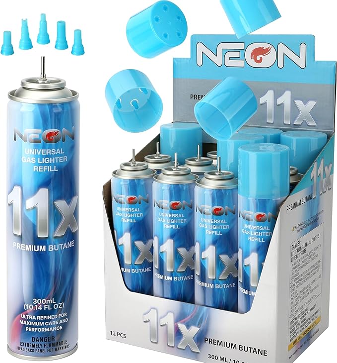 Photograph of product: NEON BUTANE GAS LIGHTER REFILL