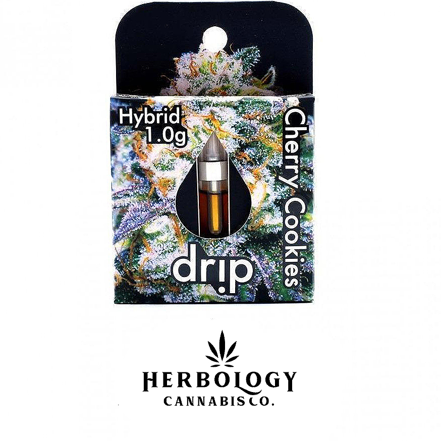 Photograph of product: Drip | Distillate 510 Cart | Cherry Cookies | 1g