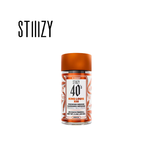 Photograph of product: KING LOUIS XIII 2.5G 5 PACK INFUSED PREROLL