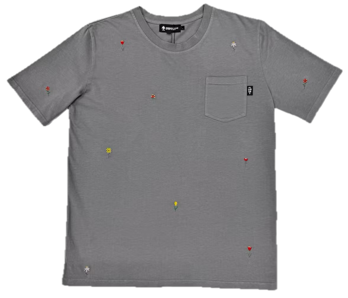 Photograph of product: THE FLOWERY Embroidered Tee XL