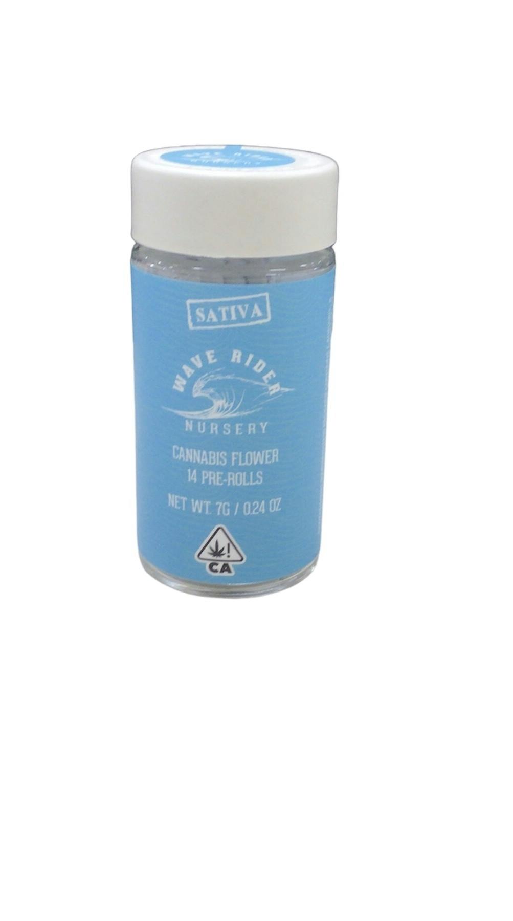 Photograph of product: Wave Rider Nursery- Blue Dream 14-Pack PreRolls