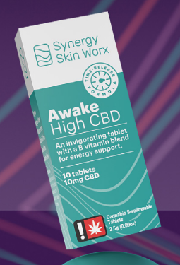 Photograph of product: Synergy | Capsules 10pk | Awake High CBD | 100mg
