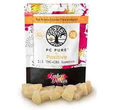 Photograph of product: PC Pure - Gummies - Lemon Berries - 200MG