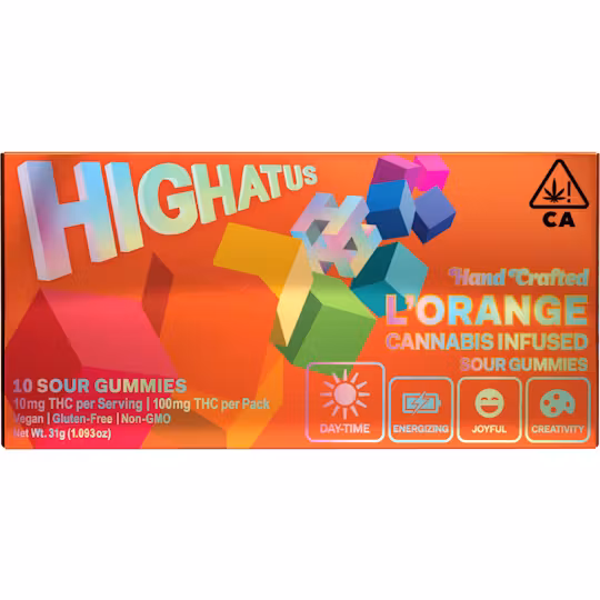 Photograph of product: Highatus | L'Orange Sour Gummy