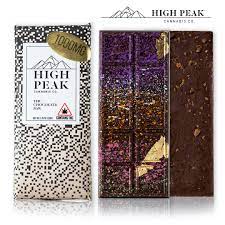 Photograph of product: High Peak- 80/20 au chocolat Rosin Mocha Crunch Bar (1000mg)