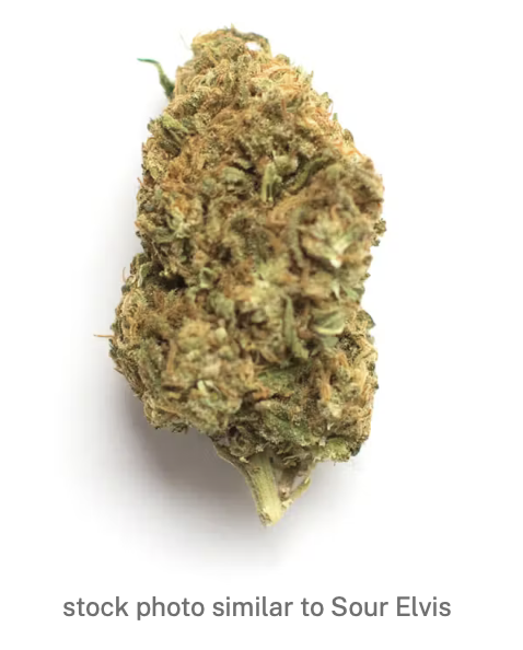 Photograph of product: Royal Leaf- Flower- Elvis Sour Diesel (H) - 3.5g