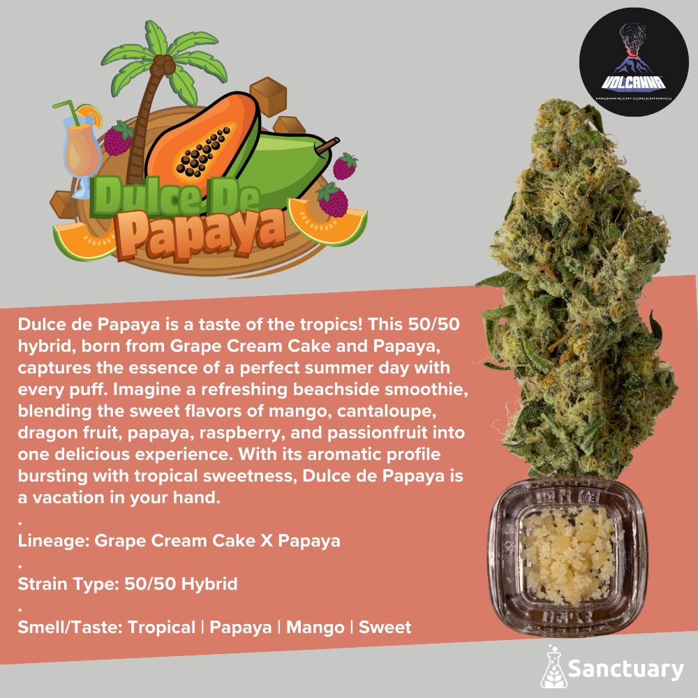 Photograph of product: Dulce De Papaya | Crumble | 1g | By Volcanna