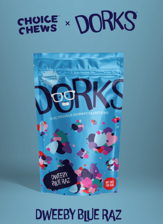 Photograph of product: Dweeby Blue Raz | 100MG Edibles (TAX INCLUDED)