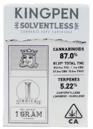 Photograph of product: 510 THREAD - 1G SOLVENTLESS - OZ KUSH [H]
