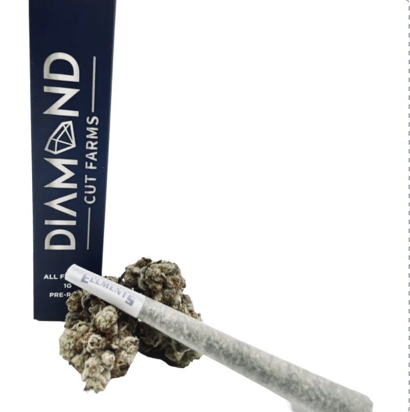 Photograph of product: Diamond Cut Farms- GMO- Pre Roll- 1G