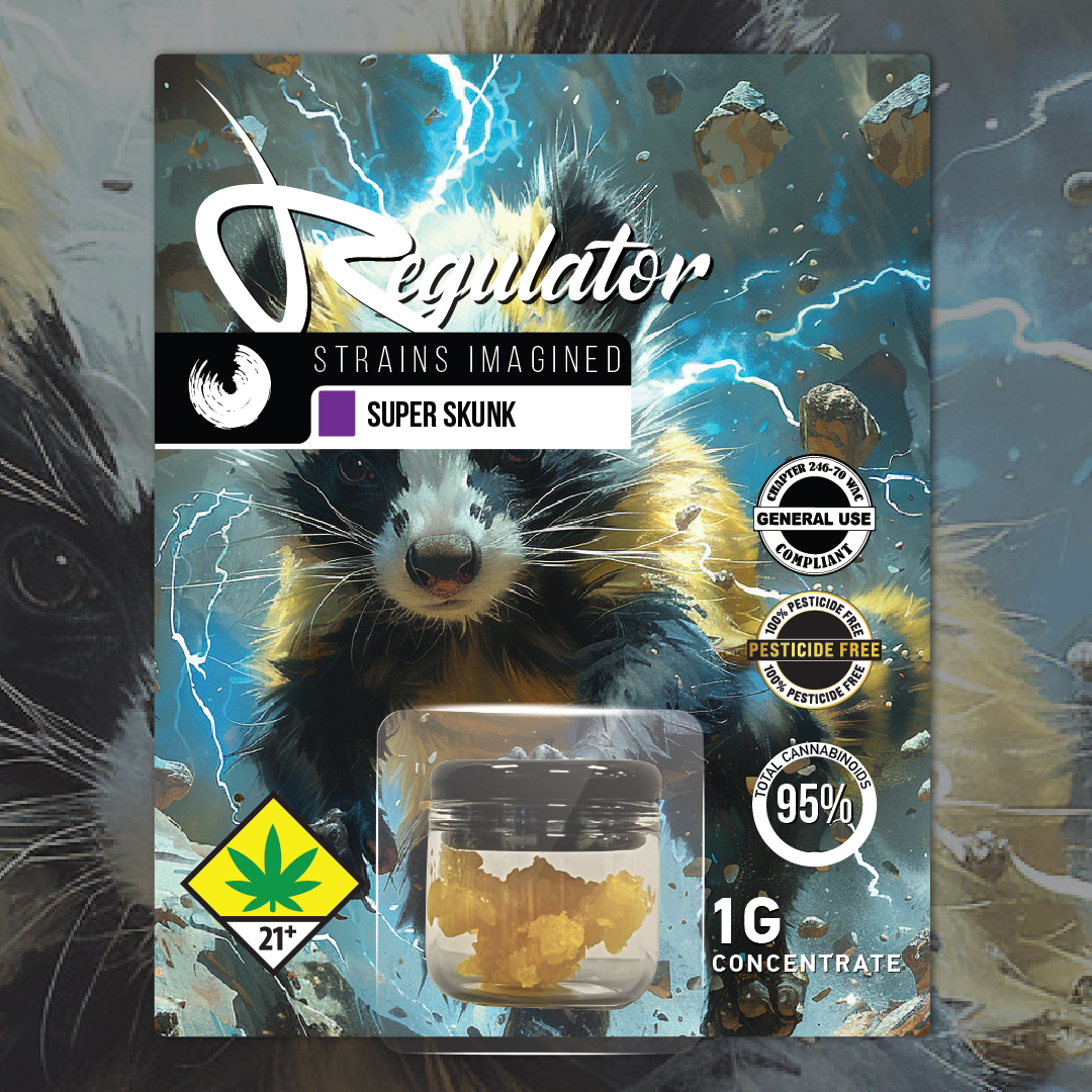 Photograph of product: Super Skunk [DOH] Sugar Wax - by Regulator