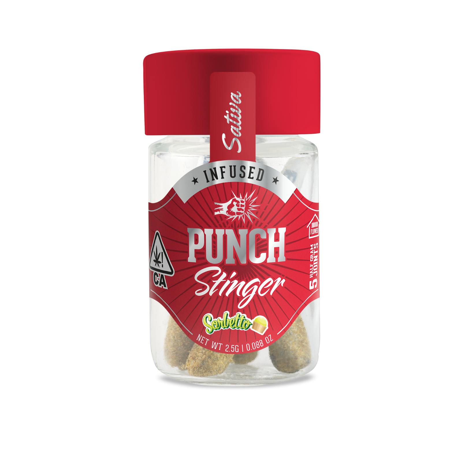 Photograph of product: Punch | Sorbetto | 5pk Stingers | 2.5g |
