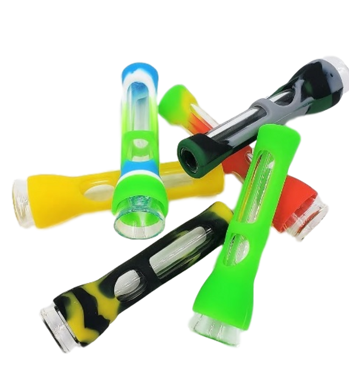 Photograph of product: 3.5" Silicone Chillum | Assorted Colors
