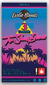 Photograph of product: EXOTIC BLENDZ - BLUNT - 3 PACK - Oui'd - HALF PINT