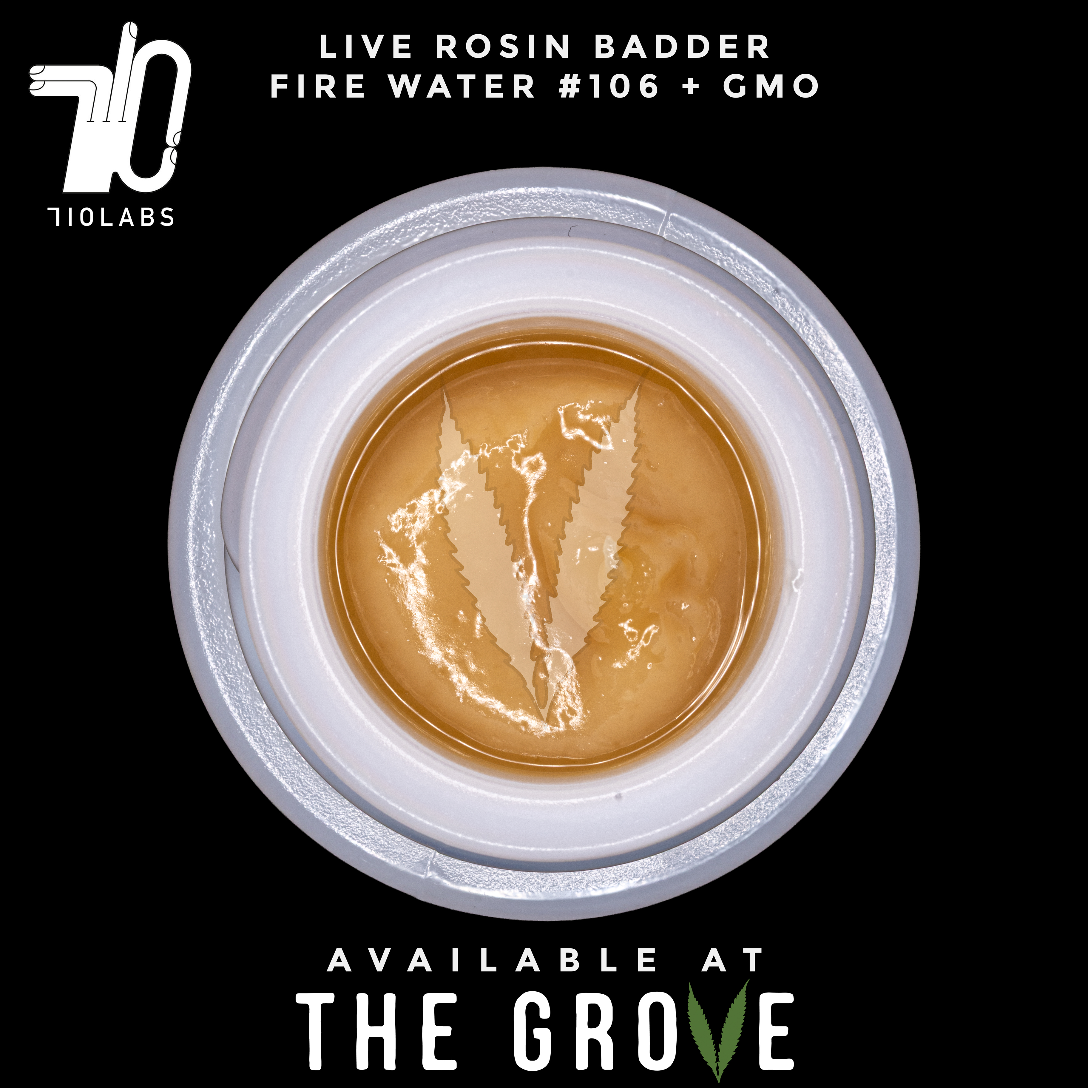 Photograph of product: 710 Labs | Rosin Badder - Fire Water #106 + GMO 2.5g