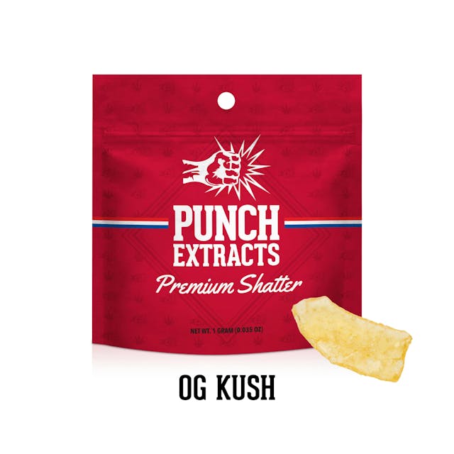 Photograph of product: OG Kush | 1G Shatter