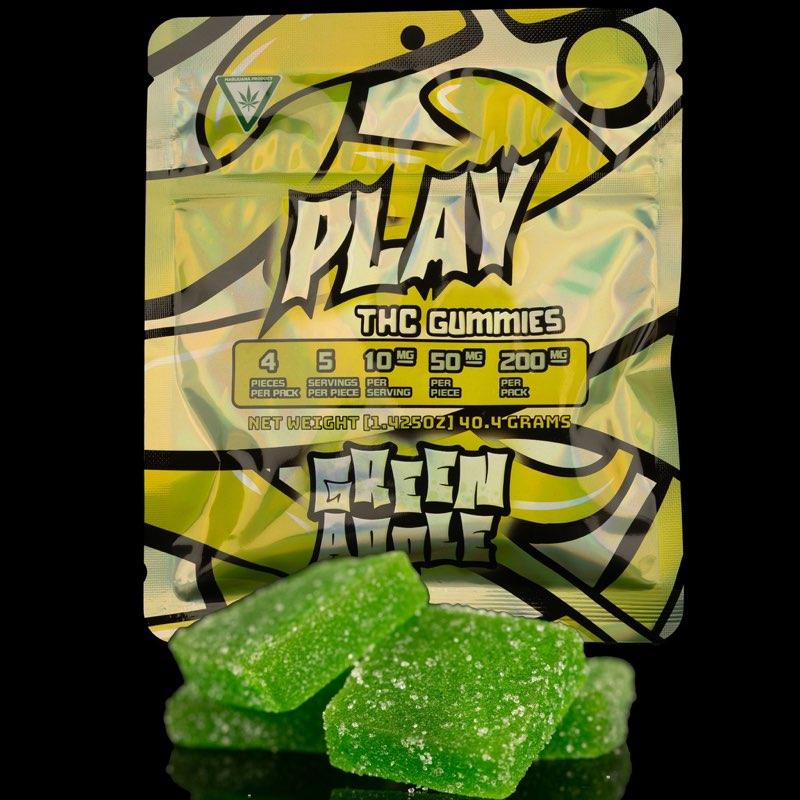 Photograph of product: 200MG GREEN APPLE GUMMIES