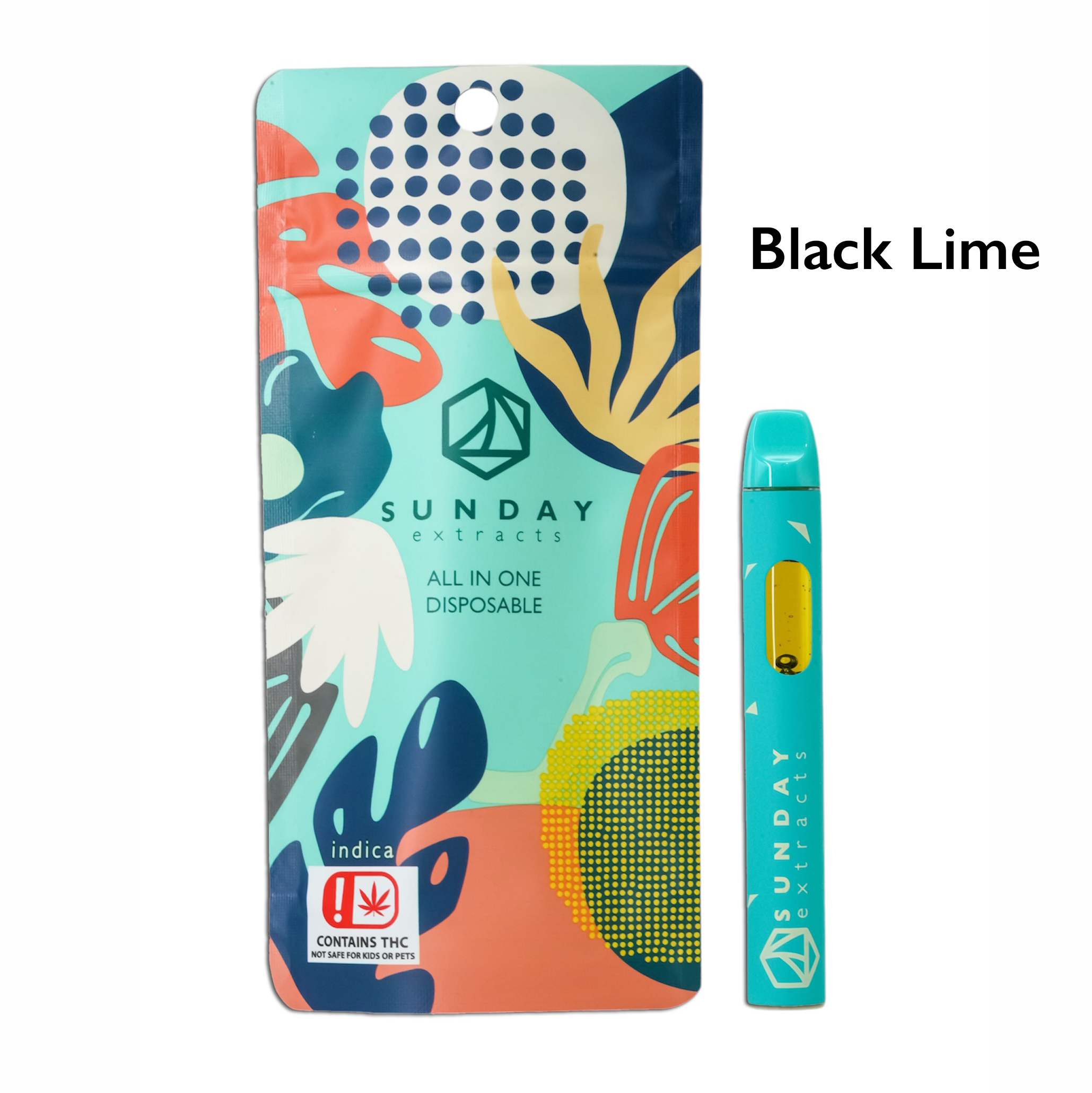 Photograph of product: VAPE SE BLACK LIME (I) ALL-IN-ONE