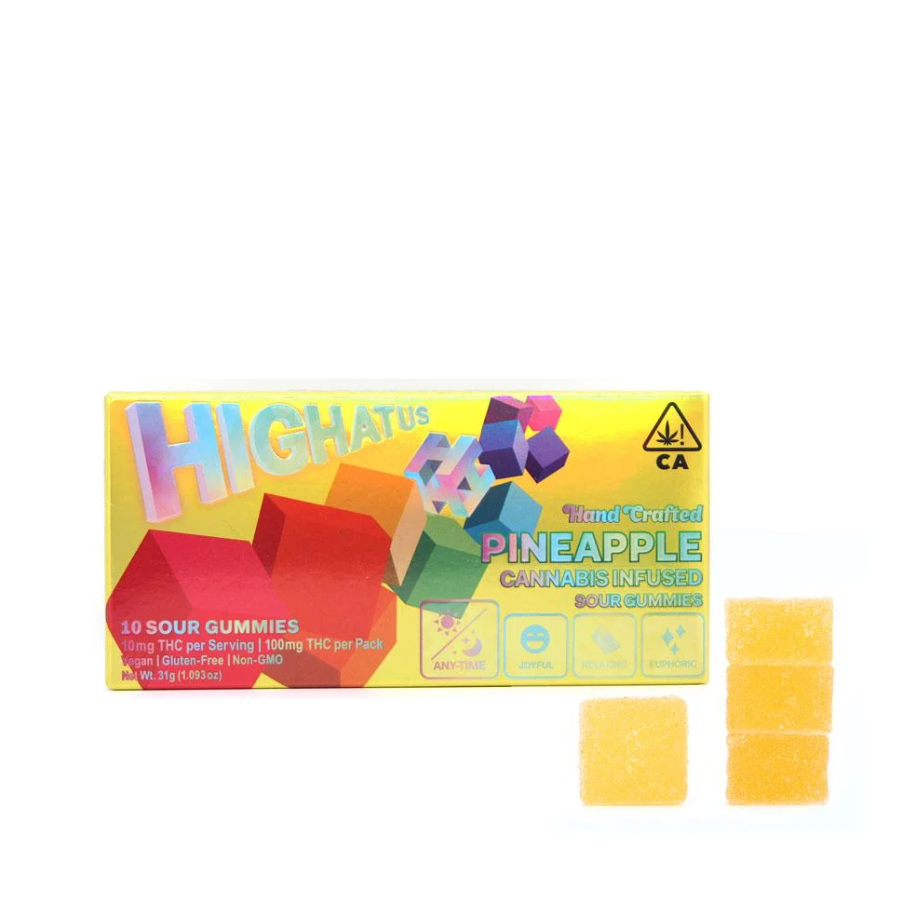 Photograph of product: Highatus - Pineapple (Hybrid) Edible 100mg