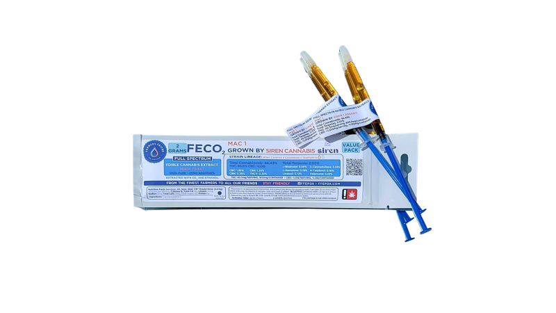 Photograph of product: FFE 2g 3:1 CBD:TH-oui KUSH PETALS FECO