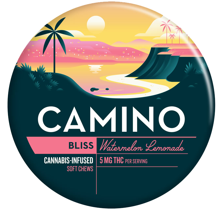 Photograph of product: Watermelon Lemonade Bliss Gummies | 72G 20PK