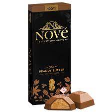 Photograph of product: Nove - Honey Peanut Butter Milk Chocolate Bar