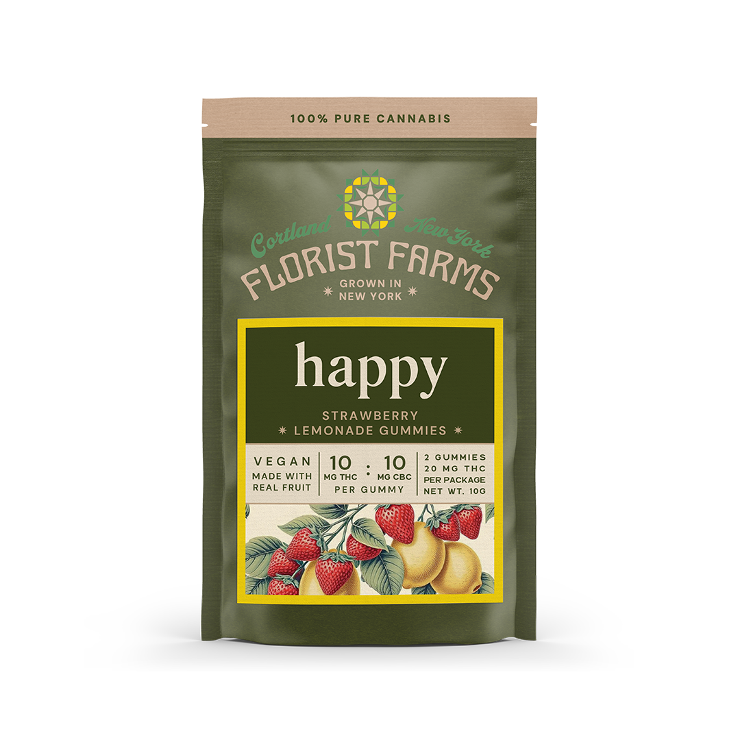 Photograph of Product: Happy | Strawberry Lemonade Gummies | 2pk