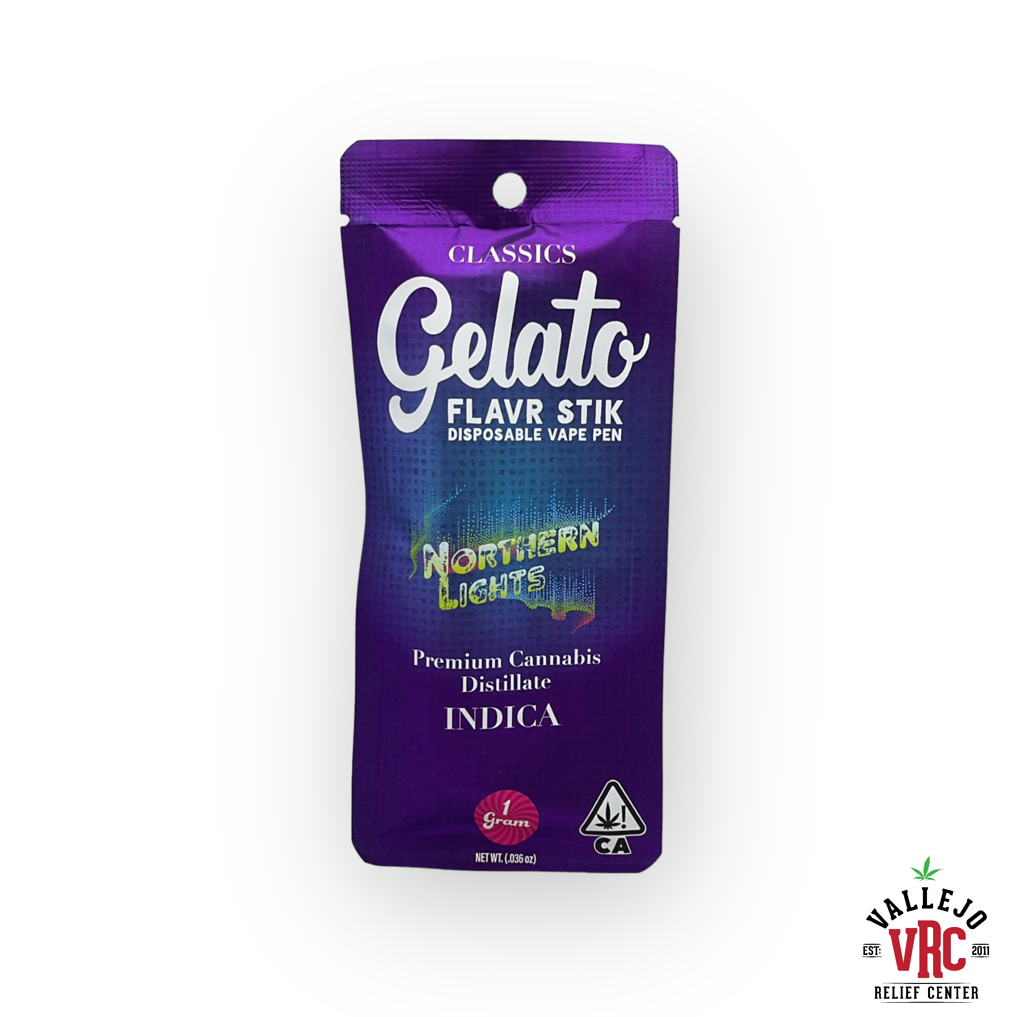 Photograph of product: NORTHERN LIGHTS 1G DISPOSABLE