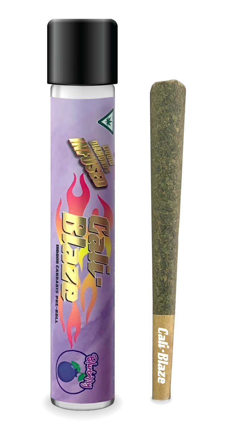 Photograph of product: Grape - Diamond Infused Pre-Roll - 1.2g