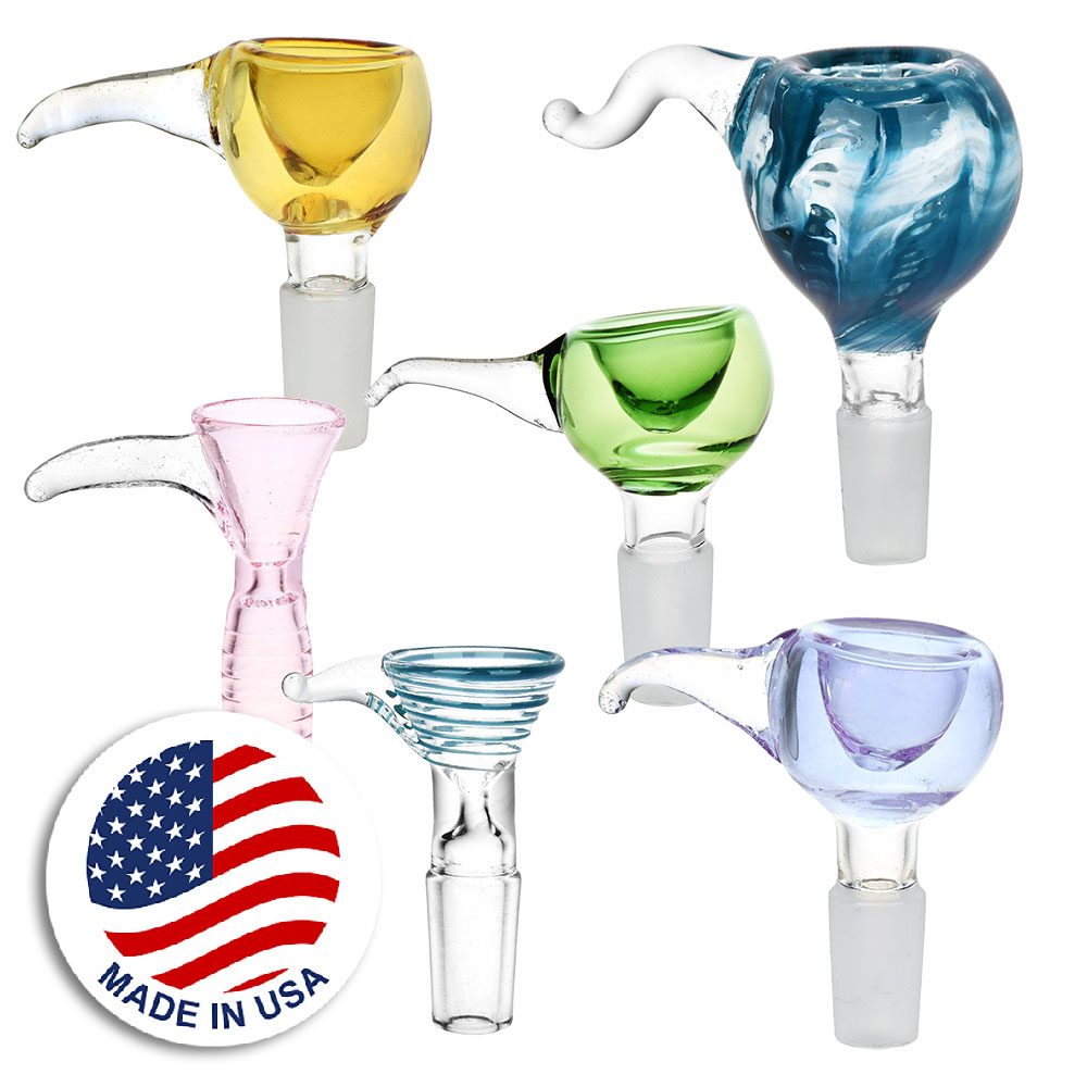 Photograph of product: Bird Beak Herb Slide | 14mm M | Assorted Colors