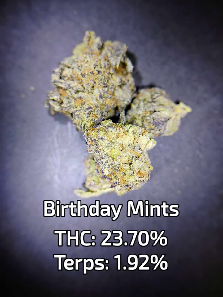Photograph of product: Birthday Mints  $ /$175oz | Grow United Farms - 28g