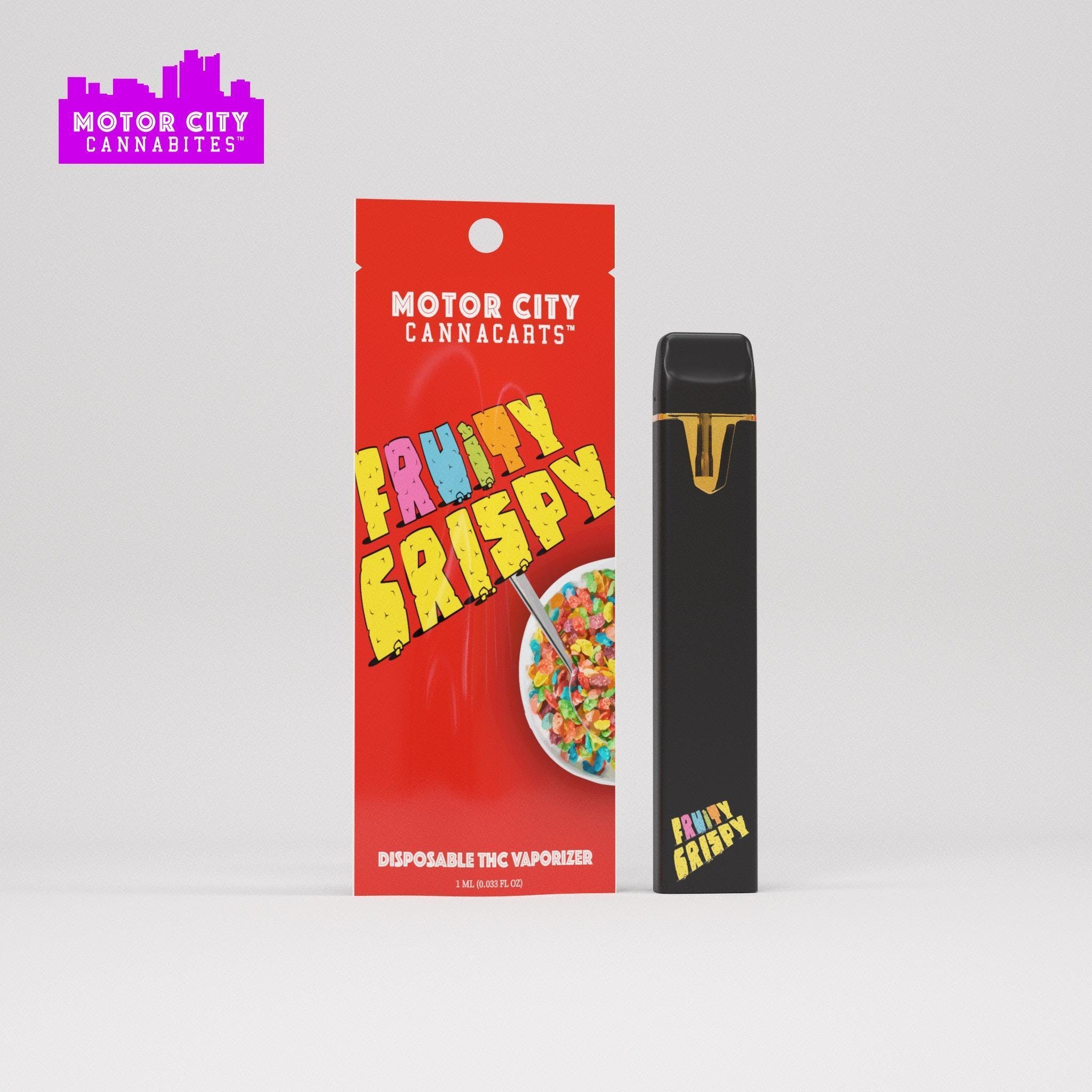 Photograph of product: Motor City Disposables 1g Fruity Crispy