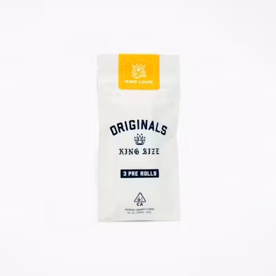 Photograph of Product: ORIGINALS | KING LOUIS | 1G PRE-ROLL | 3PK